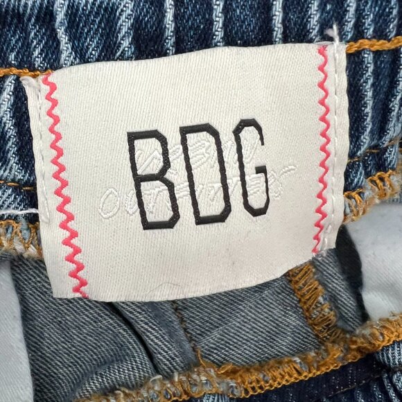 Urban Outfitters BDG Pull-On Denim Boxer Short‎ Size M High Rise Elastic Waist - Picture 6 of 12